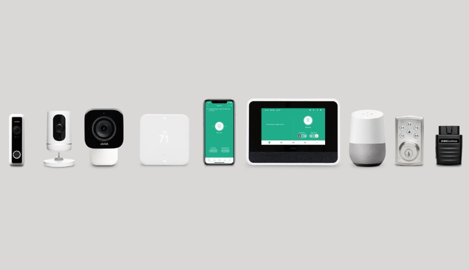 Vivint home security product line in Indianapolis